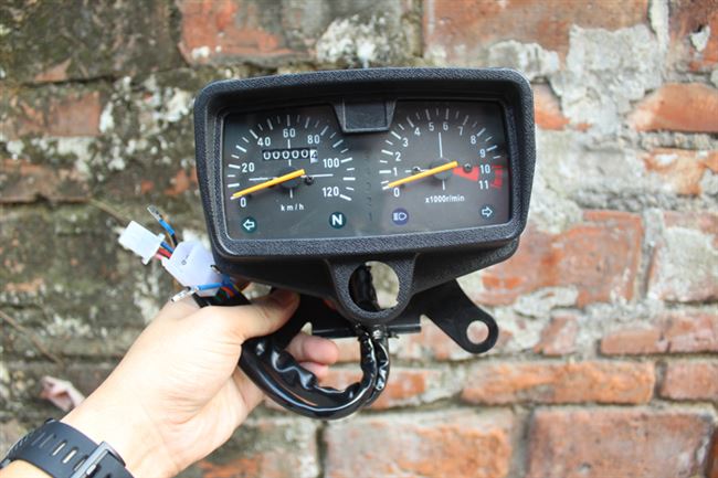 Phụ kiện xe máy lắp ráp dụng cụ ZJ Zhujiang Wang XF hạnh phúc CG125 bảng mã vạn năng mét đo tốc độ - Power Meter đồng hồ koso future 125 fi