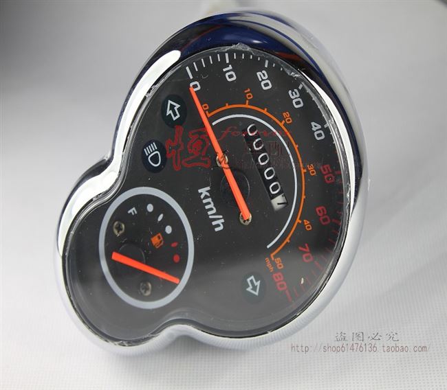 Rùa nhỏ trong nước Phiên bản châu Âu Yulong rùa nhỏ vua Xe máy điện xe máy lắp ráp đồng hồ đo Bảng đồng hồ xăng - Power Meter đồng hồ xe wave điện tử