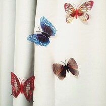  Curtain decorations Butterfly simulation small dragonfly Butterfly bed curtain mosquito net pendant pin type creative curtain buckle accessories