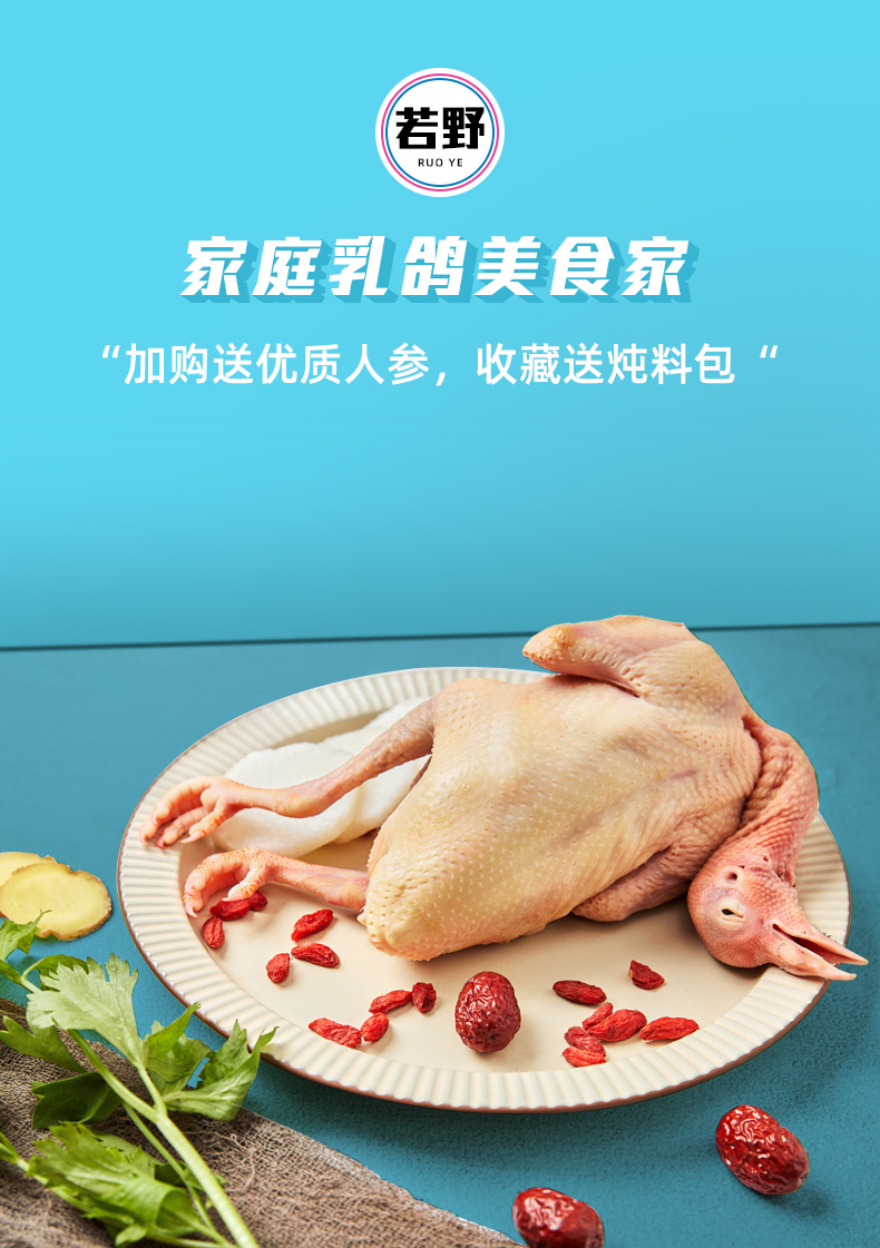 若野 活体现杀冷冻鸽子肉 3只净重不低于2斤 图5