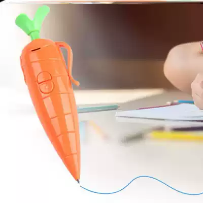 Recording pen cute carrot kindergarten new prize toy can write Judy birthday gift student class