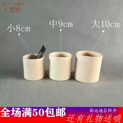 Large lacquer raw lacquer national lacquer basswood wood lacquer tire various lacquer tire white embryo processing Custom Pen Holder