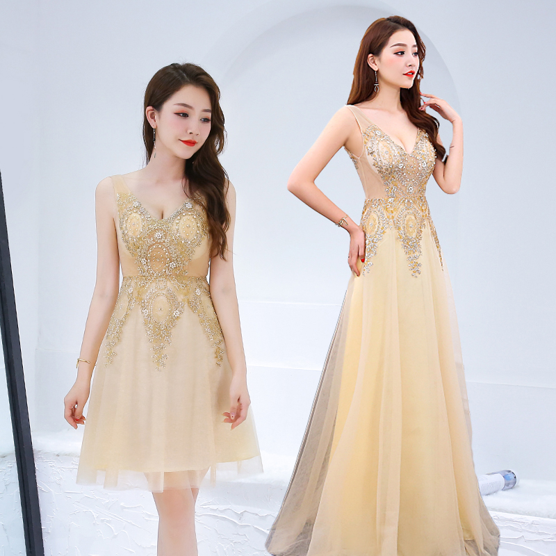 Sexy evening dress, long skirt, overall, fitted