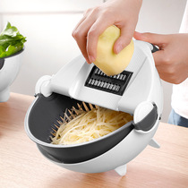 Cut silk sliced vegetable kitchen artifact supplies Household Encyclopedia potato cucumber Planer knife does not hurt hand multifunctional auxiliary device