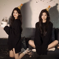 Черный свитер