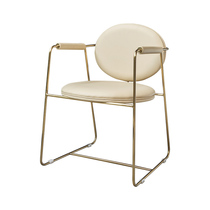 Italian light luxury dining chair home modern minimalist restaurant back chair Nordic small apartment hotel cafe lounge chair