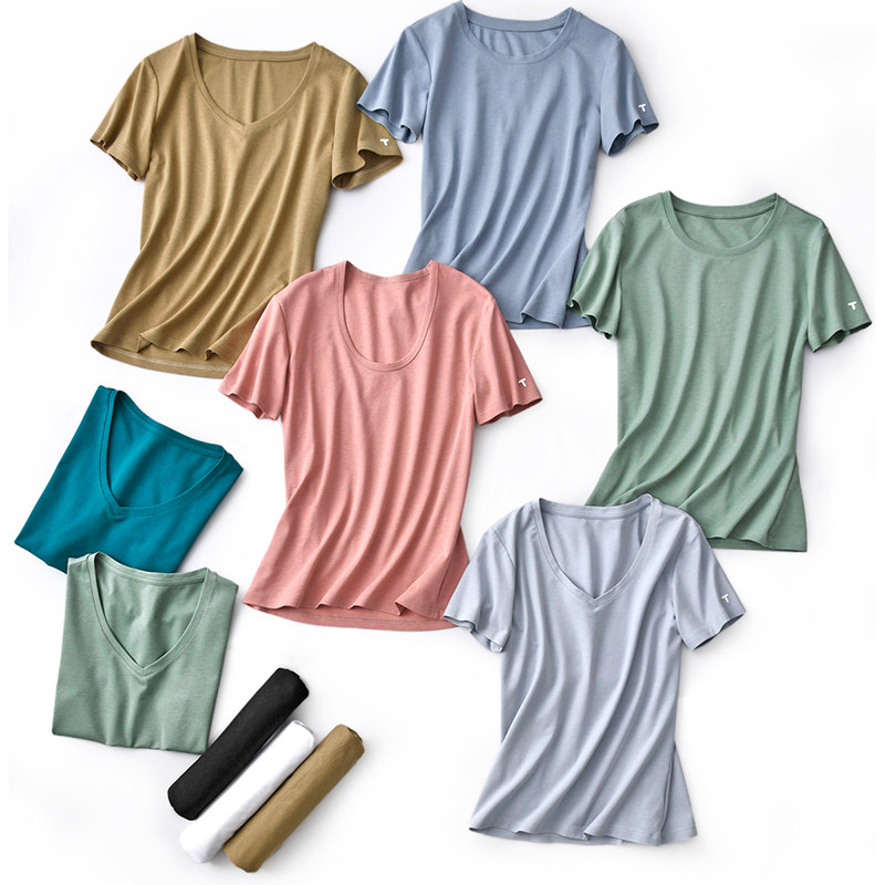 MIJOR (explosive products must be received) three collar types 8-color ice ammonia cool and comfortable short-sleeved T-shirt