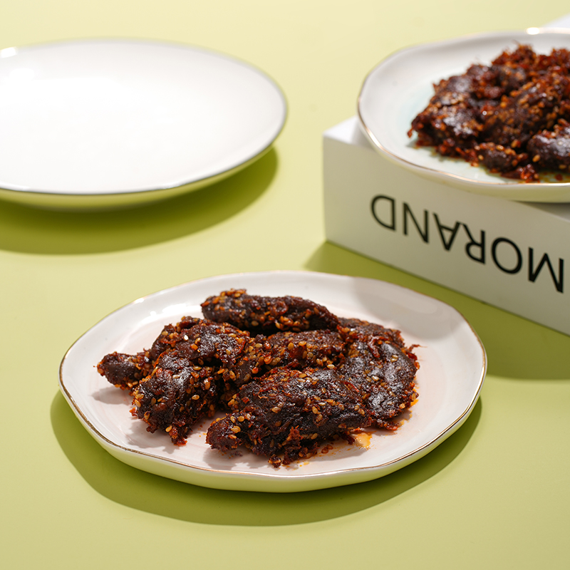 NOME Nori Fresh Savory Beef Mesh Red Little Snacks Beef Grain Casual Ready-to-use Snacks Spicy to Taste Barbecue