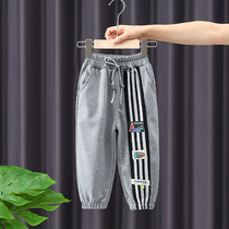 Boy pants spring autumn style 2021 new autumn clothes casual childrens autumn boy baby sports acrobae pants handsome tide