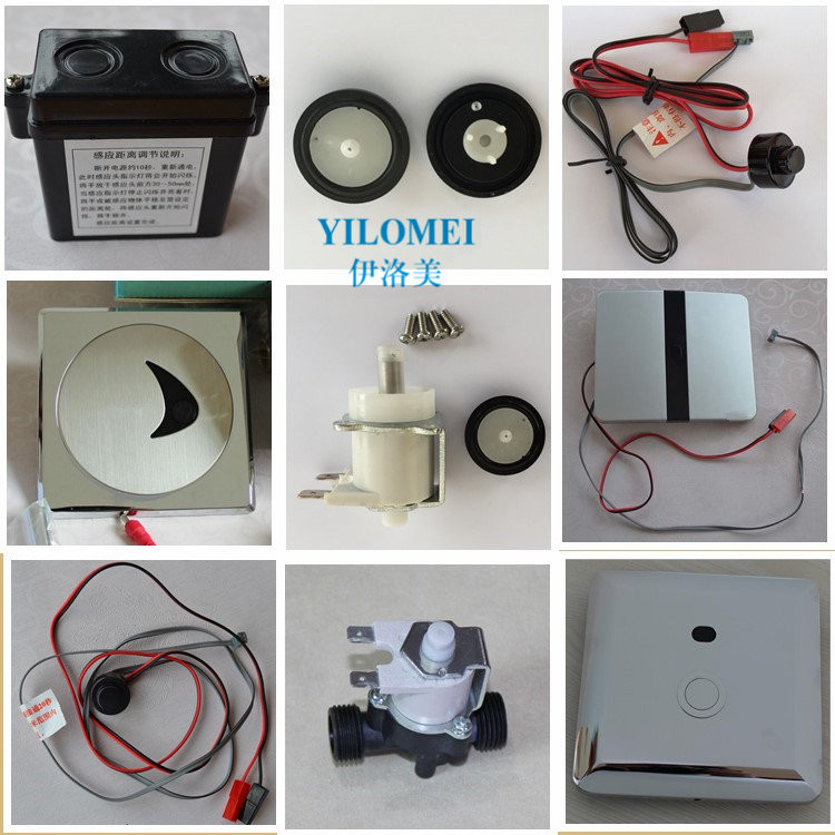 YILOMEI each standard MB induction urinal induction window panel round motherboard flush solenoid valve various styles