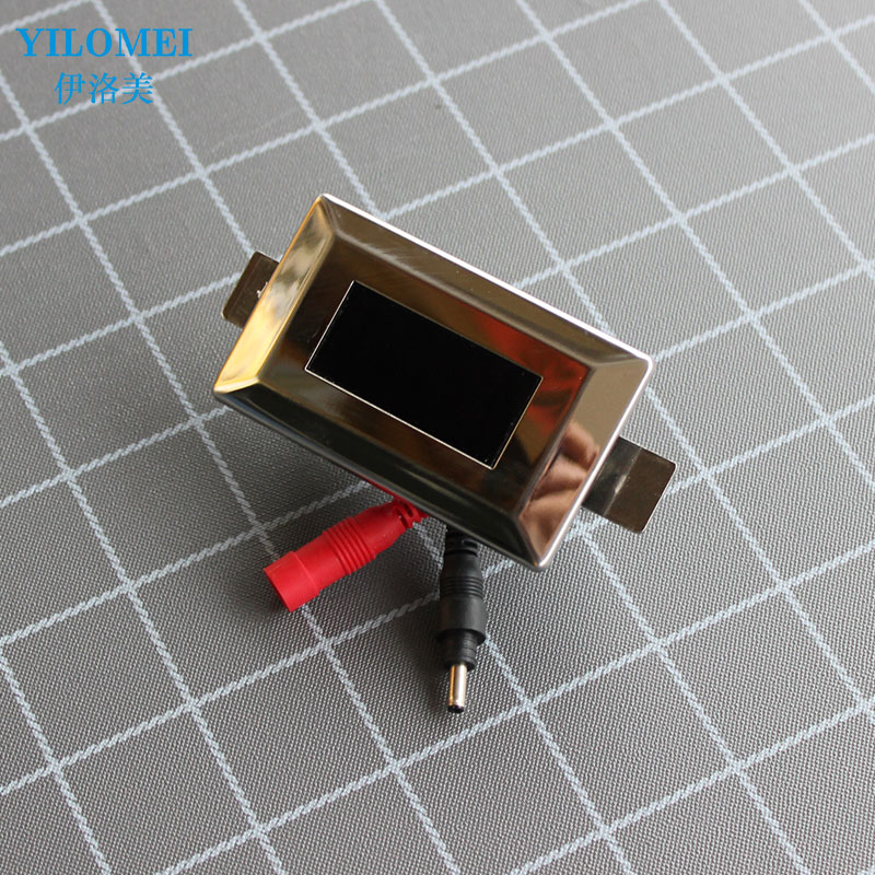 Integrated OML European and American adaptation small poop induction sprinkler rectangular panel ceramic urinating sensing window