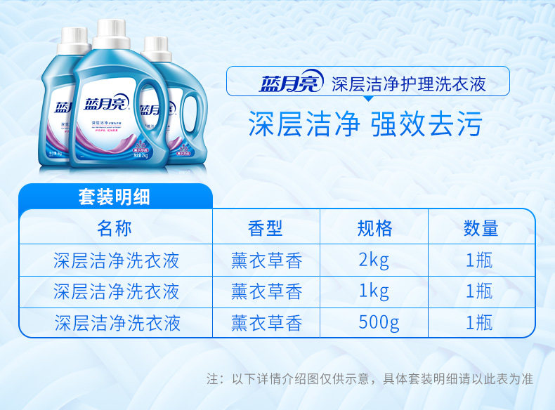 蓝月亮 洗衣液7斤 香味持久 图1