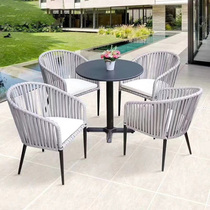 Guangdong brand factory direct outdoor balcony leisure table and chair three-piece coffee table combination outdoor courtyard terrace