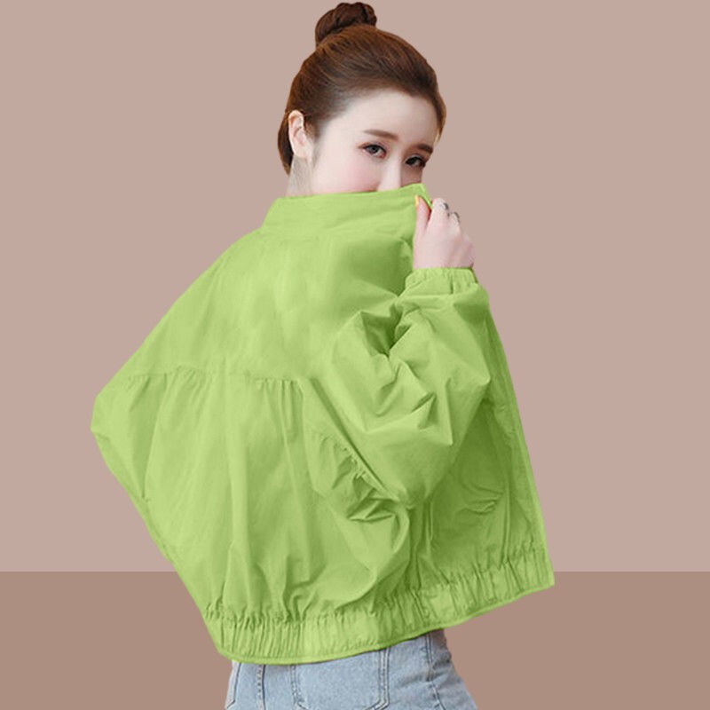 Short Jacket for Women, Spring and Autumn Thin Sun Protection Clothing, Breathable, 2025 Summer New Women's Baseball Jacket Short Jacket for Women, Spring and Autumn Thin Sun Protection Clothing, Breathable, 2025 Summer New Women's Baseball Jacket