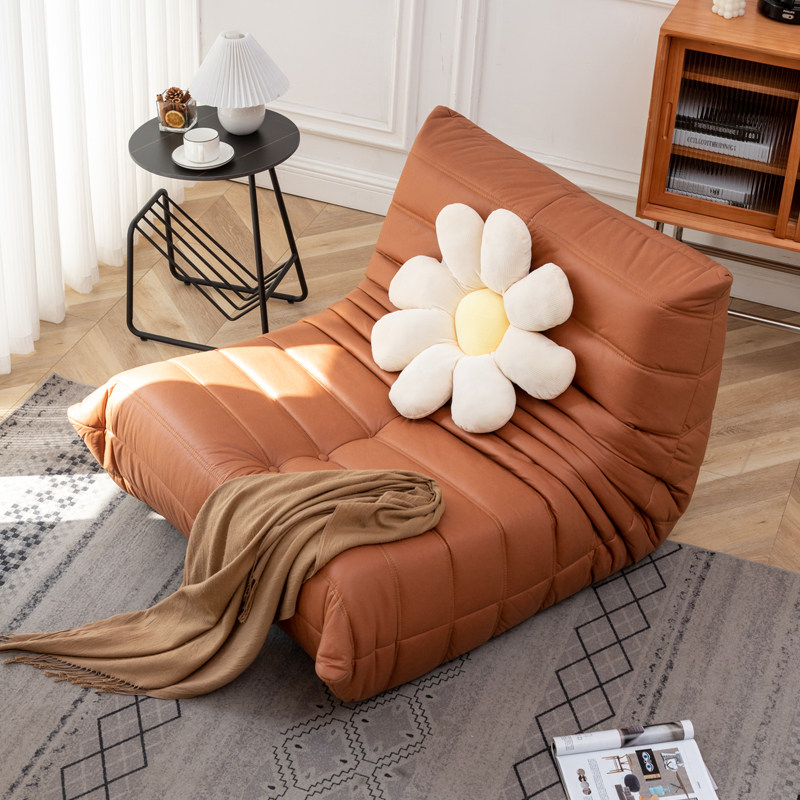 Lazy sofa chair net red ins light luxury caterpillar leisure bedroom single balcony sunbathing tatami sofa