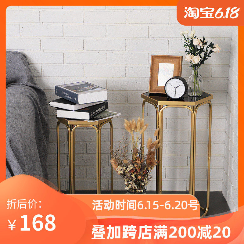 Nordic Ins Iron Art Flower Racks Sofa Sides a few TV sets Next combined Pendulum Potted Plant Minimalist Ground Flowers a few