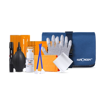 KFCONCEPT Zhuoer Camera Cleaning Kit SLR Lens Cleaning Agent Suitable for Canon Nikon and Sony CMOS Cleaning Stick CCD Sensor Cleaning Brush Tool Lens Cleaning Cloth Cleaning Liquid Air Blow