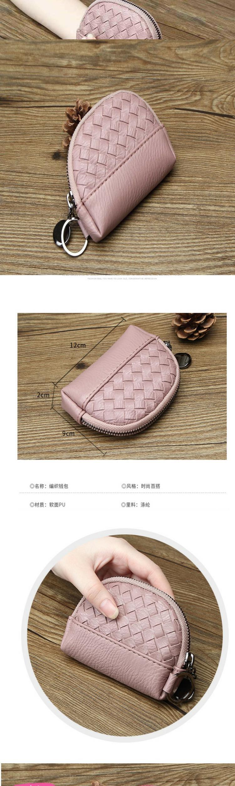 2019 mới retro dễ thương ví tiền nữ đan túi mini túi chìa khóa túi tiền xu ví nhỏ - Ví / chủ thẻ ví local brand