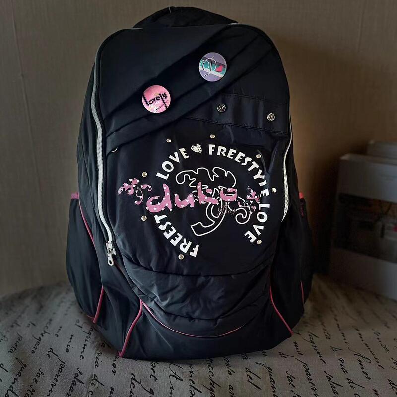 Foreign Trade Export Korean Trendy Brand Backpack for Women, Large Capacity, Suitable for Middle and High School Students, College Students, Travel Backpack, Commuter Laptop Bag