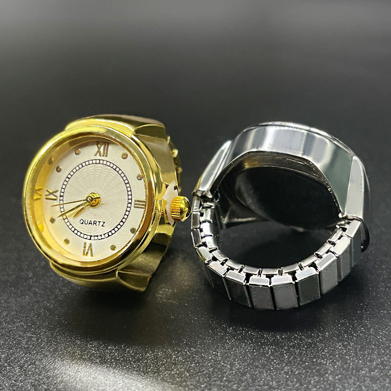 Premium Choice【Ring Watch】New Mini Jewelry Ring Watch for Men and Women, Student Couples, Hot Selling Quartz Ring Watch for Foreign Trade
