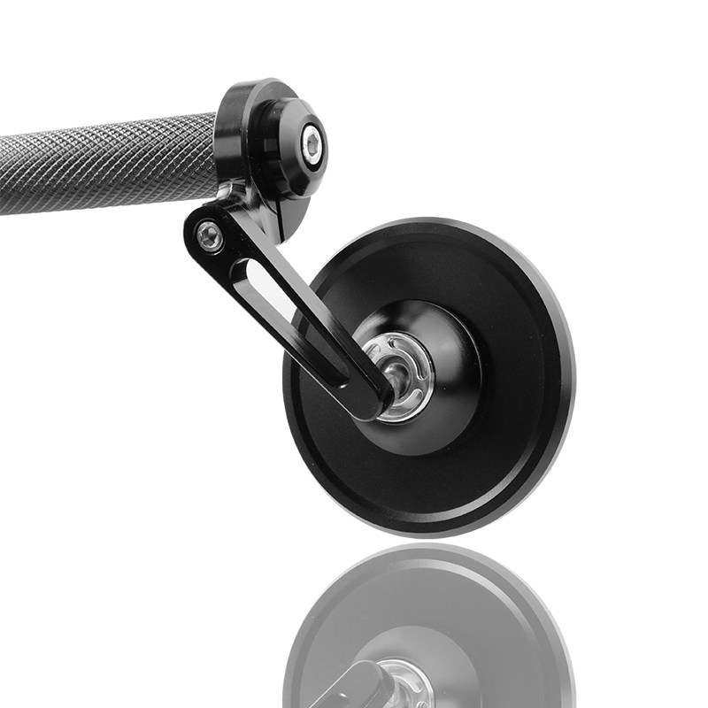 Wholesale Kaixuan 660 Trident reflector modified retro round mirror CNC aluminum alloy handle mirror rearview mirror