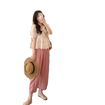 2024 summer complete set with a complete set of internet celebrity street fashion dopamine wear fashionable and western two-piece suit