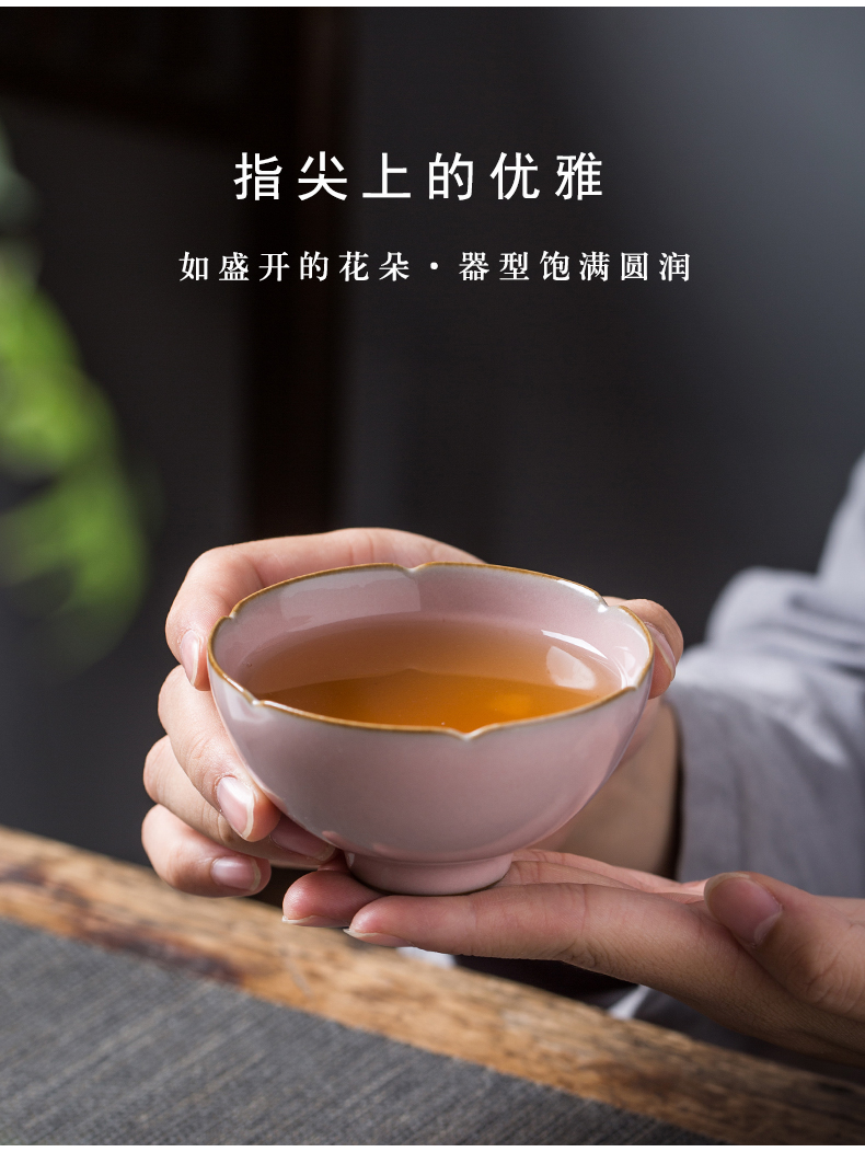 Your up 2 tureen only a single large pink slicing can raise jingdezhen pure manual tire pressure thick hand make tea bowl