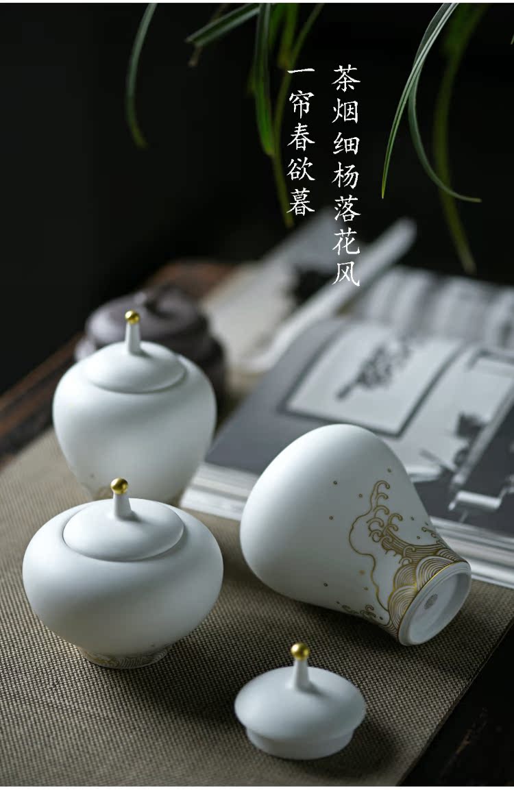 Bright checking ceramic tea pot small tea warehouse mini portable pure hand - made seal pot POTS and POTS