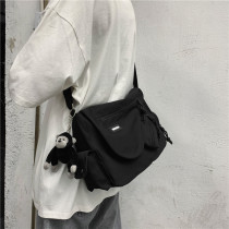 Canvas bag female shoulder bag Japanese Satchel Bag Mens shoulder bag function tooling bag students 2020 Tide brand net red bag