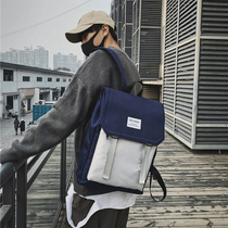 Schoolbag female Korean version of high school Harajuku ulzzang college students large capacity ins mens backpack fashion trend backpack