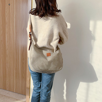 Bag Womens Bag New 2020 Large Capacity Canvas Bag Womens Shoulder Bag Mens Joker College Fashion shoulder bag