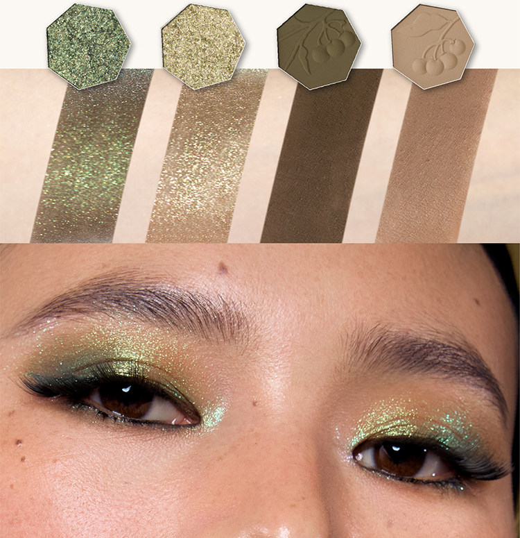 GIRLCULT 构奇四色眼影盘哑光珠光显色变色龙爆闪烟熏3.6g #60冬虫(绿棕)/日常烟熏