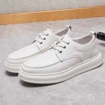 High-end Qipi Yier trendy brand Langkang thick-soled light-soled mens strappy casual shoes 2024 summer new style genuine leather