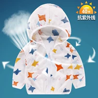 Quần áo chống nắng trẻ em nữ băng lụa trẻ em áo khoác da bé trai và bé gái UV quần áo ngoài trời mùa hè - Quần áo ngoài trời cho trẻ em quần áo trẻ sơ sinh 1 tháng tuổi
