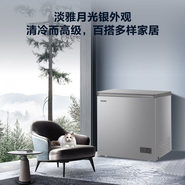 Haier 200-Liter Freezer Commercial and Household Refrigerator, First-Class Energy Efficiency Freezer, Frost-Reducing Energy-Saving Freezer