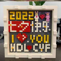 New Years Eve gift DIY jigsaw to send female boyfriends birthday anniversary wedding anniversary wedding gift Valentines Day spell
