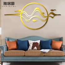 Nordic modern entrance wall decoration background wall wall pendant ins creative metal wall wall decoration