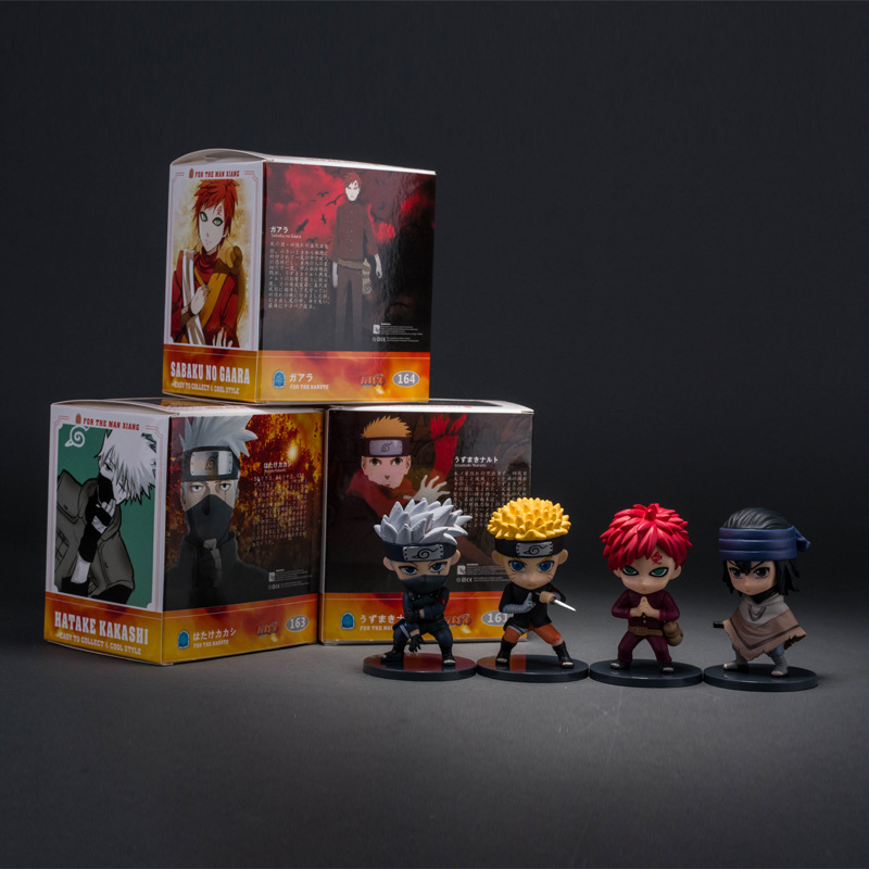 Naruto Q phiên bản trợ giúp Kakasizo Tôi yêu người mẫu búp bê tay Luo Huo Ying - Capsule Đồ chơi / Búp bê / BJD / Đồ chơi binh sĩ mô hình one piece zoro