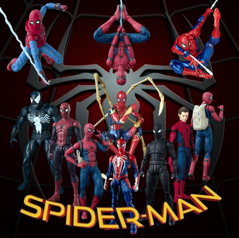 Sweatshirt Female Spider-Man Toy Action Figure Female Spider-Man Back to School Season Hero Returns Figure Toy Model Ornament