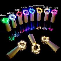 10pcs ring Led Wine Bottle wh Cork 2m 20 LED Bottle Light