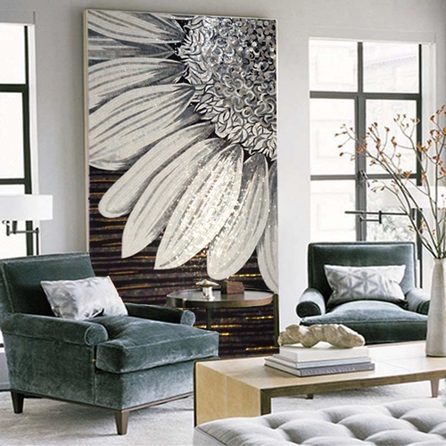 Мозаика, современная головоломка на солнечной энергии, подсолнух