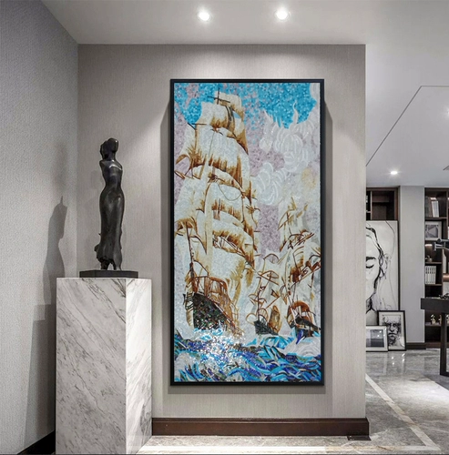 Парусная мозаичная живопись Shunde Mosaic