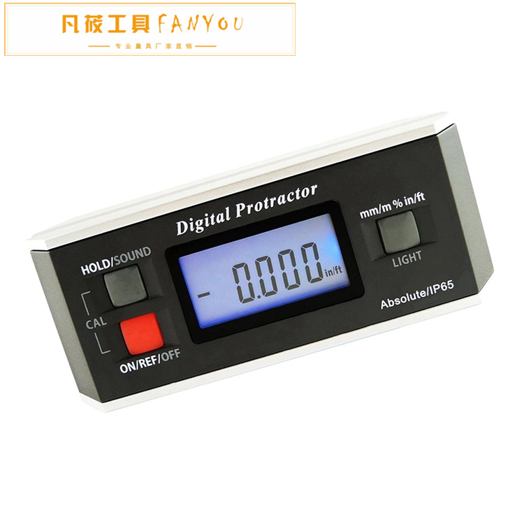 IP65 waterproof with magnetic digital display inclinometer Electronic angle ruler Digital level protractor Slope meter level gauge