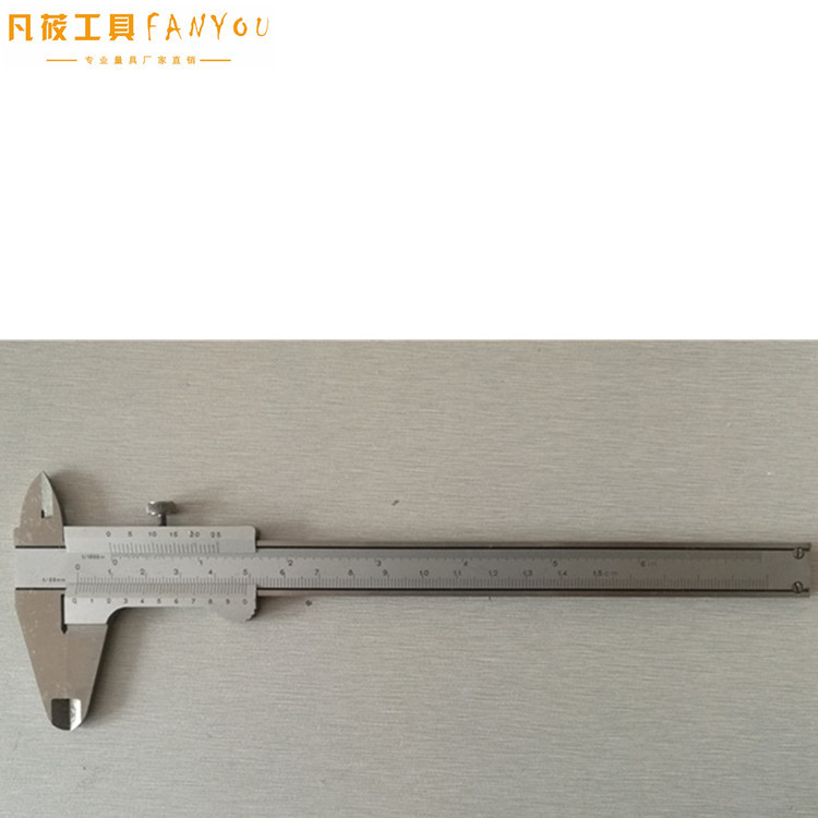 High - end industrial standard precision overall stainless steel cursor caliber depth ruler KANON style