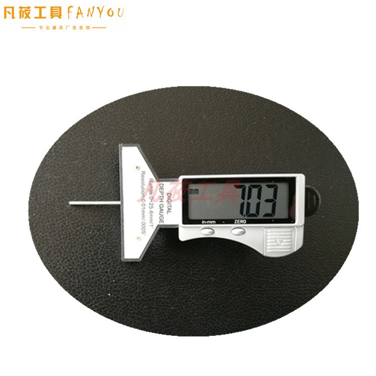  Great display rebound type electronic digital display tire depth gauge ruler depth gauge tire scale