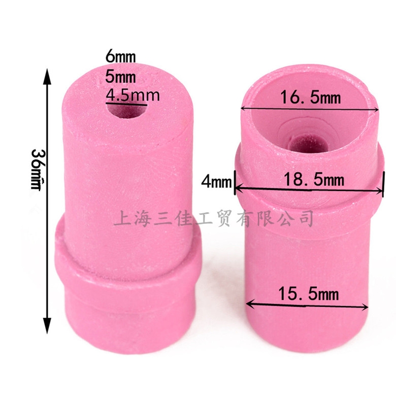 Sandblasting gun head boron carbide nozzle rust-removing sandblasting machine accessories gun nozzle high-pressure ceramic sandblasting tube wear-resistant small sand