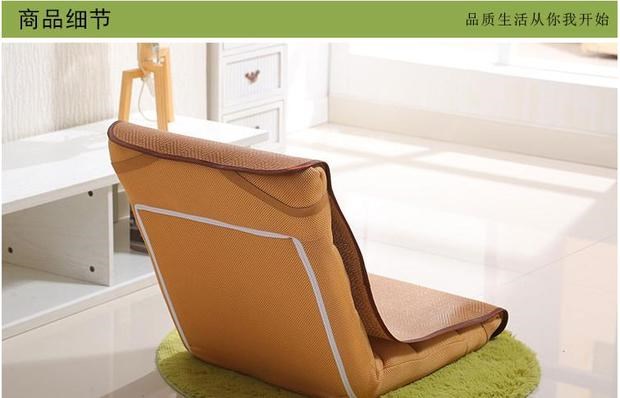 18 lười biếng tay vịn ghế sofa tre mat mây ghế sofa nhỏ sofa đơn gấp giường trở lại đệm - Thảm mùa hè chiếu điều hòa cao su non cho bé