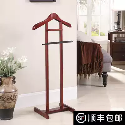 Ruizen home Modern American simple solid wood corner coat rack floor bedroom simple coat rack creative living room