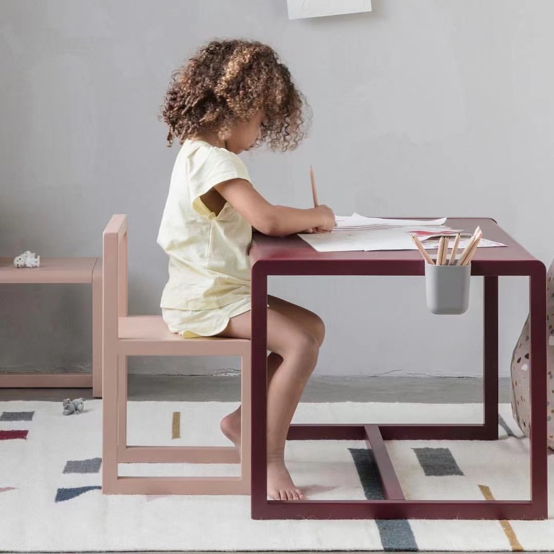 Rizhen Home Children Table Stool Combo Baby Games Table Handdesk Table And Chairs Suit Kindergarten Desk Nordic