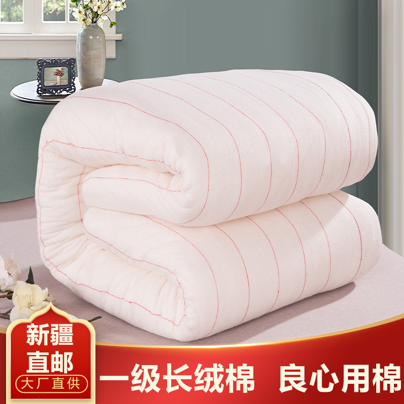 Cotton wool quilted bedding cushion quilted mattress quilted wool padded cotton wool with core Xinjiang pure cotton long suede cotton